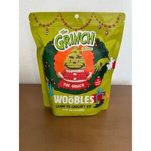 *Sold out online* The Woobles Dr. Suess The Grinch Holiday Crochet Kit - Sealed